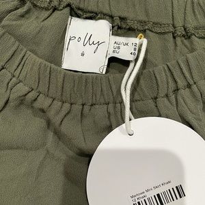 Princess Polly Marlowe Khaki mini Skirt
